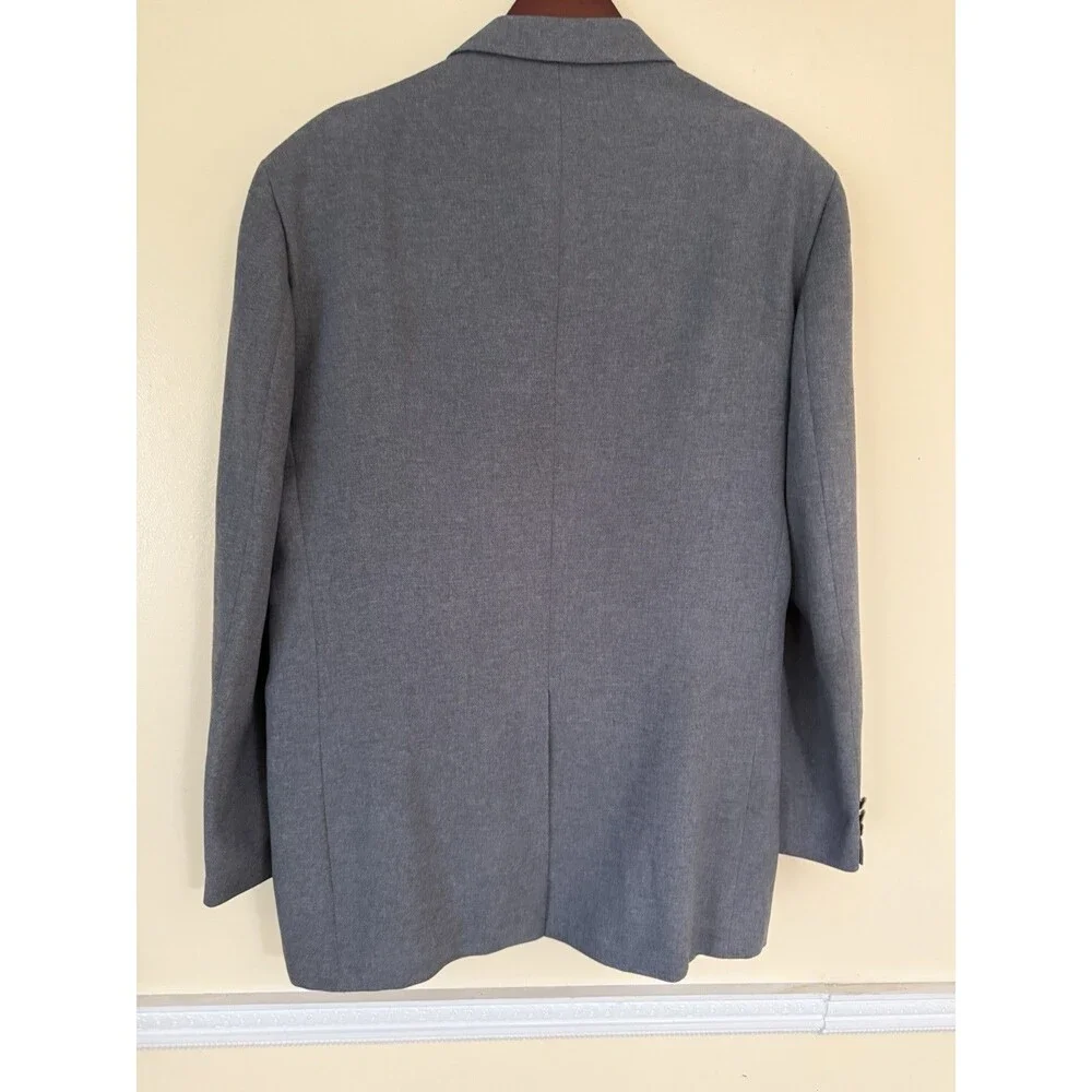Edgeworth Suit Jacket Two Button Single Breasted Closure Men Size 50L